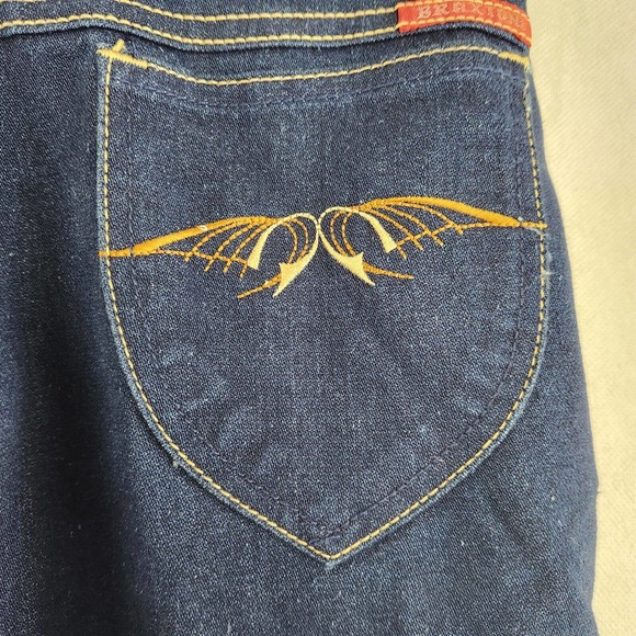Vintage Braxton Jeans High Rise Dark Wash Blue Denim Size 7 Runs SMALL 25" Waist - Picture 10 of 16